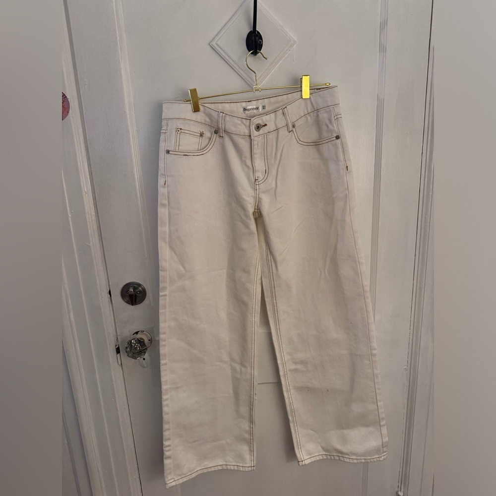 Beginning Boutique wide leg white jeans (US size 4)
New with tags